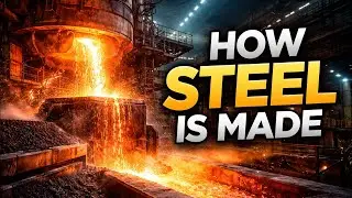 How Steel Is Made 🏭  Inside a Modern Steel Factory Full Process