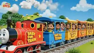 Train Adventure Song | Colorful Cartoon&nbsp;Train&nbsp;for&nbsp;Kids