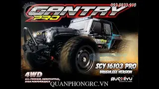 SCY 16103 PRO GANTRY Brushless 1/16 2.4G 4WD High Speed RC Truck Car