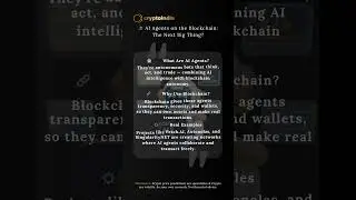 AI Agents on the Blockchain &mdash; Is This the Next Big Thing? 🤖🚀