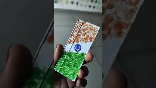 Republic day special art . bookmark ideas #shorts #ytshorts