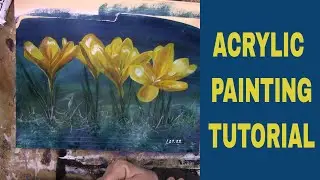 How to Paint Spring Flowers / Acrylics