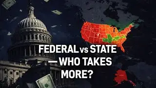 Federal vs State Tax :  Who Takes More Money? #usa#australia#uk#canada#tax