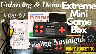 Unboxing of Extreme Mini Game Box 620 Games in One @amazon Great Price Classic Video Games Review