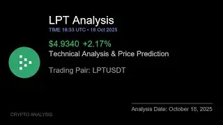 LPT (LPTUSDT) Technical Analysis - Price Prediction & Buy or Sell October 18, 2025