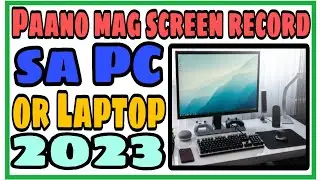 Paano mag Screen record sa PC or Laptop | how to screen record on PC and laptop 2023