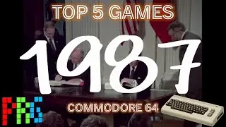 BEST Commodore 64 Games Of 1987 | TOP 5 C64 Games From The '80s