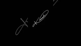 komal signature style #signoartist #10m #komal