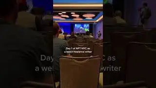 Day 1 Of NFT NYC