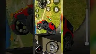Modified Mohindra Red &hearts;️ Thar. Indian cars simulator 3d Game. #shorts #gamingshorts #shortvideo