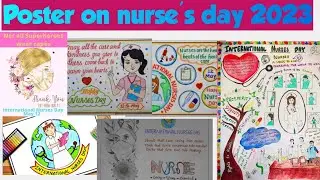 poster on nurses day 2023 /best poster  on international nurses day 2023 #nurses national nurses day