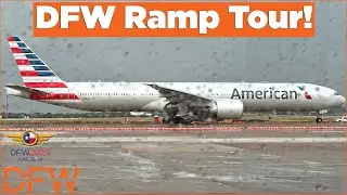 DFW Airport *RAMP TOUR* during Airliners International 2023!
