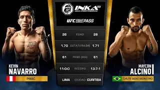 Inka MMA 53: Kevin Navarro vs Maycon Alcino | January 28, 2026