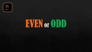 Check Whether a Number is EVEN or ODD in C Programming | Simple C Program | Tabspace