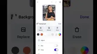 #shorts Background blur photo editing tutorial #shortvideo