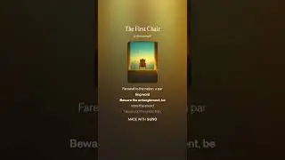 The First Chair