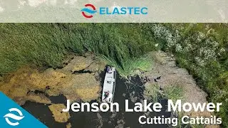 Jenson Lake Mower Cutting Cattails