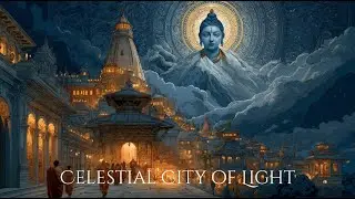 Sacred Himalayan Temple &bull; Celestial City of Light | Deep Tibetan Meditation Music