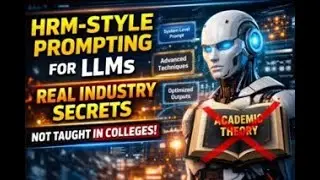 HRM-Style Prompting for LLMs | Real Industry AI Experience (Not Taught in Colleges)