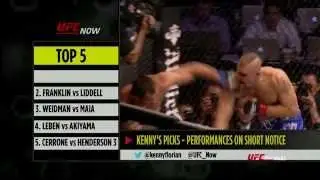 UFC Now Ep. 227: Top 5 Performances on Short Notice