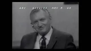 1968 US Presidential Election - ABC Election Night Coverage - 6:05PM - 7:50PM