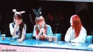 150802 나인뮤지스 다쳐 신촌 엠투유 팬사인회 끝인사 (민하, 경리, 혜미 위주)