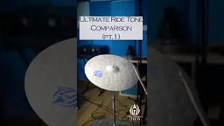 Ultimate Ride Tone Comparison (pt. 1) #dirilcymbals #diril #shorts #drums #cymbals #ride #comparison