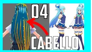 VROID ► TUTORIAL #04 - Como hacer cabello automatico en vroid