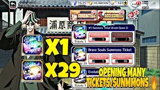 OPENING 5 STAR AND MULTIPLE SUNMMONS 🔥 EPIC | Bleach Brave Souls