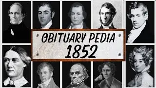 Знаменитые люди, которых мы потеряли в 1852 году — Некролог 1852 года