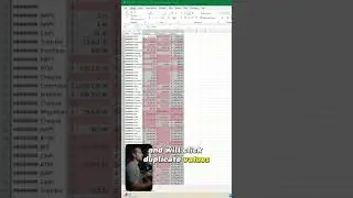 Quickly Find all Duplicate Values in Excel  #pchack