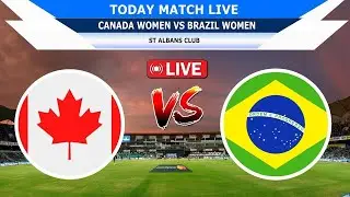 Brazil Women vs Canada Women live match | BRA-W vs CAN-W Women's T20 World Cup | Live Cricket Match