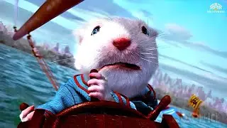 Stuart Little की Boat Race में जान बचाने की जंग! 🚤🐭 | Hindi Dubbed Clip