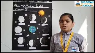 Moon Process Explained by Students | चंद्रमा की कलाएँ | Moon Phases | Easy Science Video