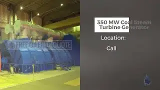 350 MW Coal Steam Turbine Generator in Excellent Condition | Europe