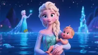 Lullaby Glow | Elsa Frozen & Her Cute Baby&rsquo;s Magical Night ❄️👶🌙✨