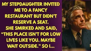 My stepdaughter kicked me out of dinner while everyone laugh, including my wife. So I left for good