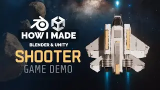 Space Shooter in Blender and Unity - Game Dev Process | Polygon Runway