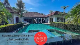 Expansive, Luxury Thai-Style 5-Bedroom Pool Villa, Rawai, Phuket, Thailand