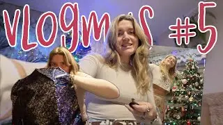 🎄 VLOGMAS DAY 5 | hair day, christmas tree decorating, christmas market & family christmas eve 🎁