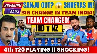 India vs New Zealand 4th T20 Playing XI Prediction | Sanju Samson vs Shreyas Iyer | IND vs NZ News