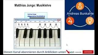 02 Musiklehre 12 Halbt&ouml;ne Tonbezeichnungen Junge