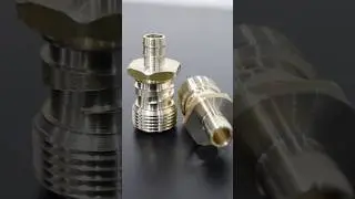 TORNO CNC GT-40: USINANDO DIRECIONADOR DE FLUXO DE V&Aacute;LVULA D'&Aacute;GUA COM 1/4 DE VOLTA - TAUNOS