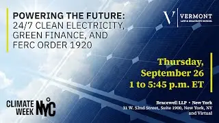 11th Annual VLGS Energy Law and Policy Symposium: Keynote