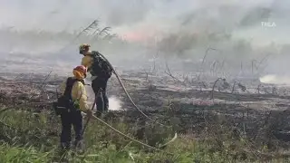 Trump visits North Carolina and California after extreme weather hits area