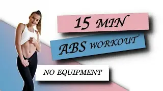 15 MINUTE ABS WORKOUT AT HOME | No Equipment | No Jumping