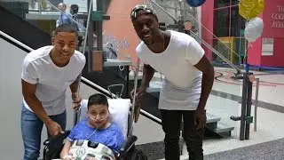 Nico &  Vinz Visit Patients At Seacrest Studios