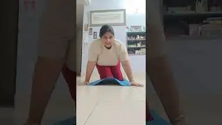 Day-106 weight loss Yoga Full video 20 months old baby's mother 