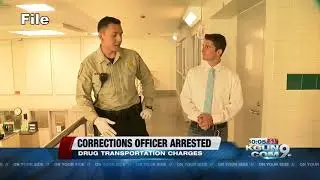 Corrections officer arrested on drug transportation charges