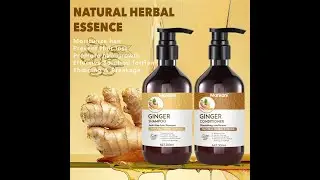 Ginger hair care set for damaged dryness loss hair #haircare #hairproducts